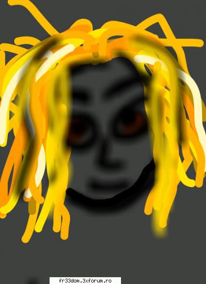 Desenele mele - Merci si da, stiu:]] Baiat blond cret si urat - Creatii plastice