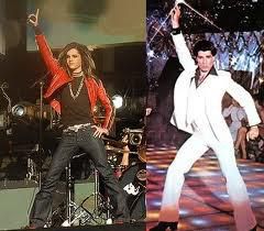 Poze amuzante - Se pare ca stie si sa danseze - Bill Kaulitz