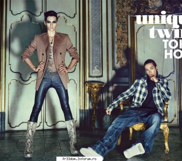 Tom & Bill interviul L'UOMO - ionela - Tokio hotel